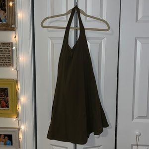 Olive Green Tennis Dress